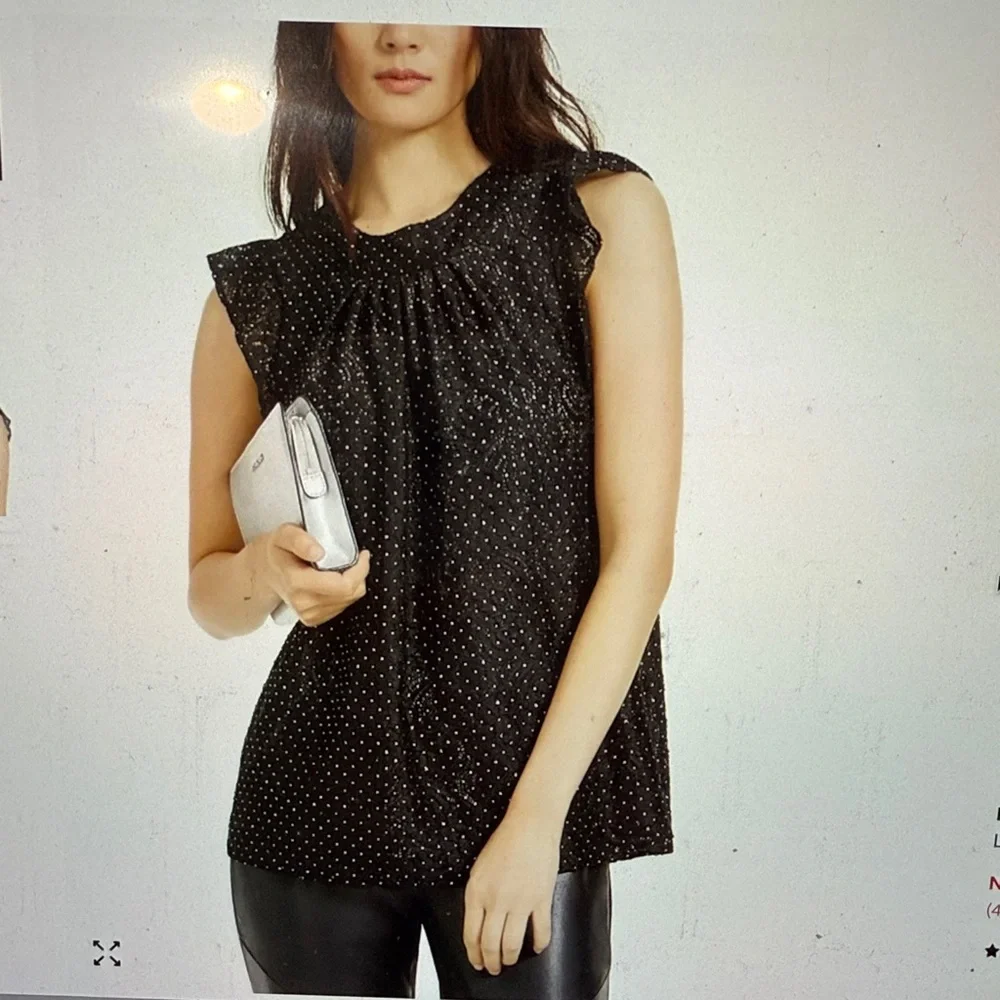 Michael Kors Sequined‎ Lace Top